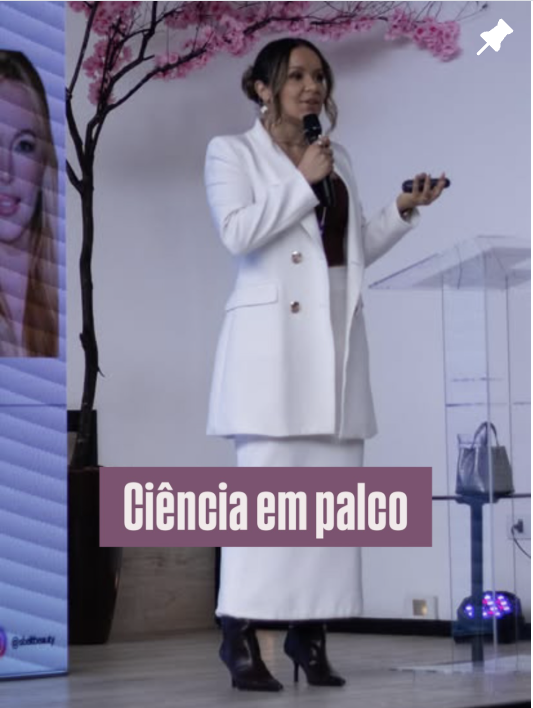 Postagem Ciência em palco da Sbelt